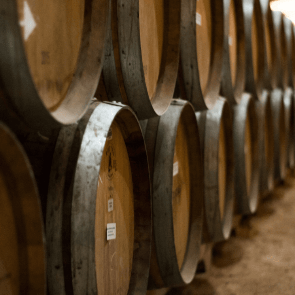 Casks being used to age spirits