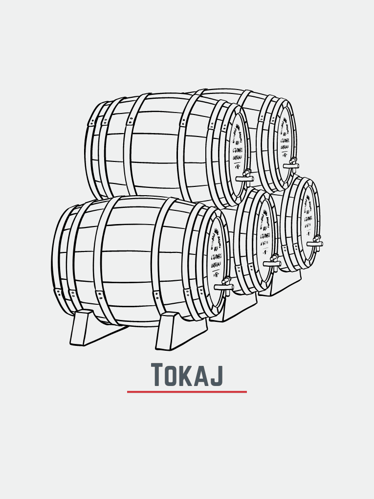 Graphic of 5 ex tokaj casks