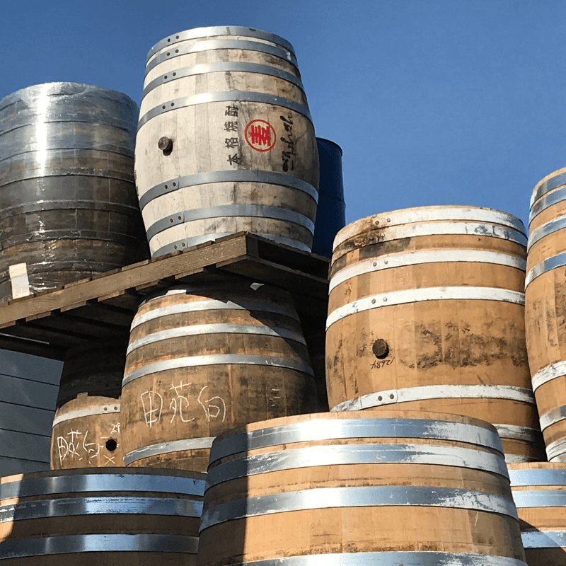 Mizunara casks